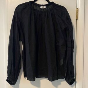 Closed brand cotton peasant top black size M
